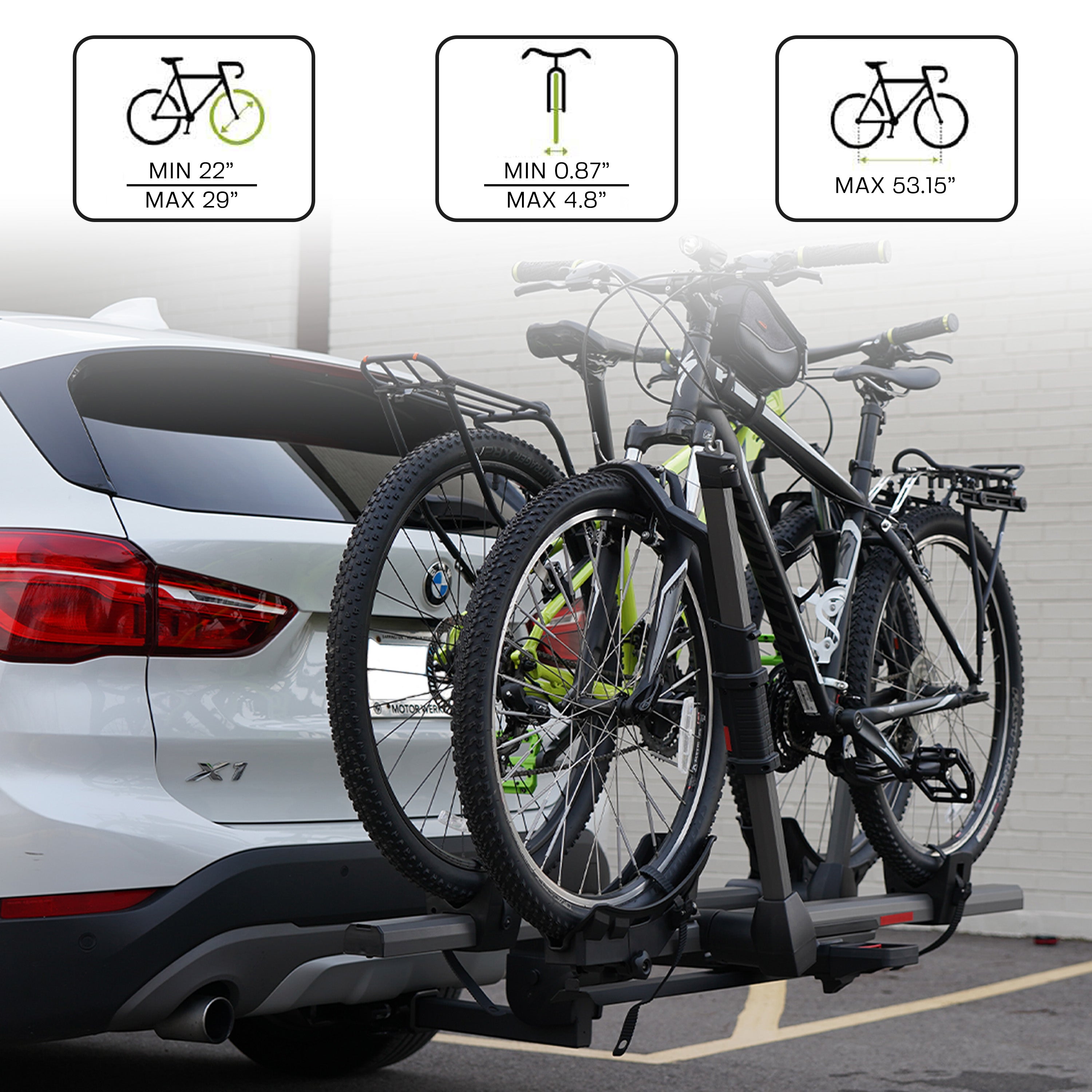 Hitch Rack Supported Bikes