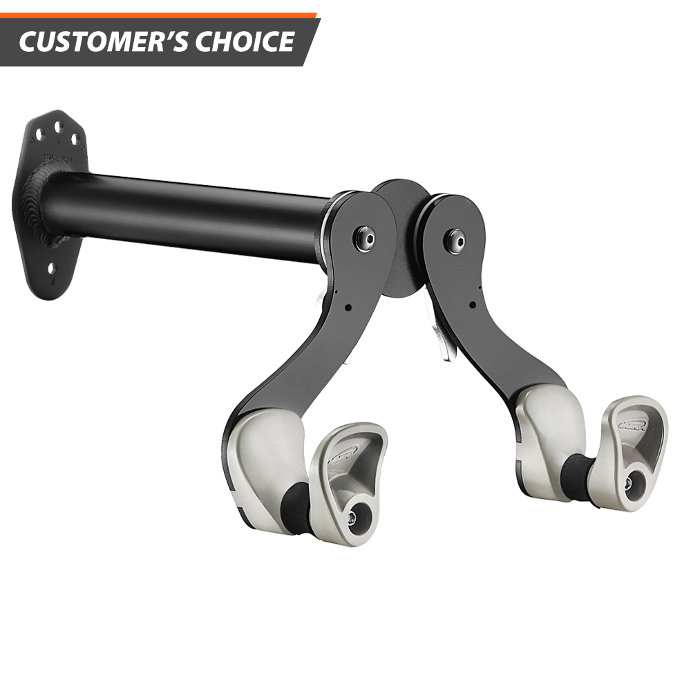 IBERA Bike Wall Mount Hanger - 45° Adjustable | IB-ST4
