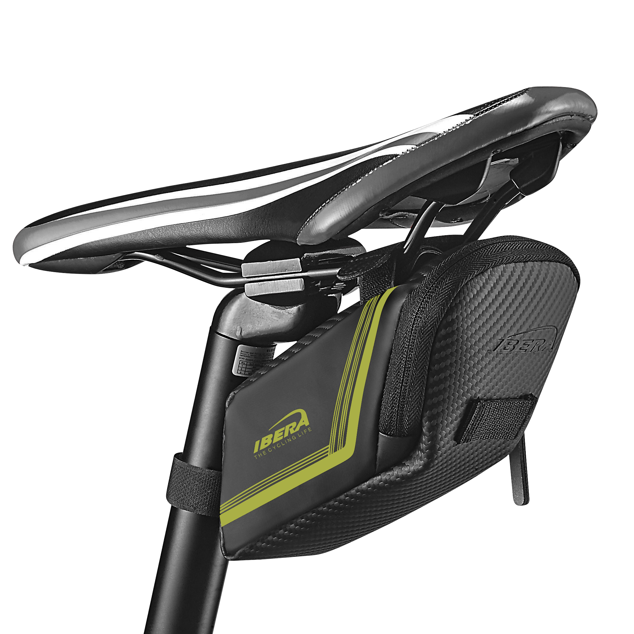 Green Saddle Bag Attached Under Seat